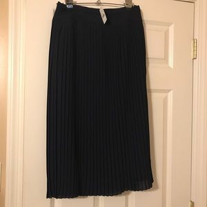 NWT pleated midi skirt from JCrew Factory
